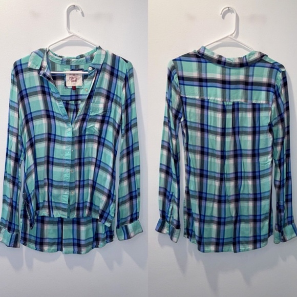 (85) SO Perfect Plaid Shirt - Picture 7 of 14